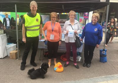 Raising Awareness at Congleton Market for Dementia Friends